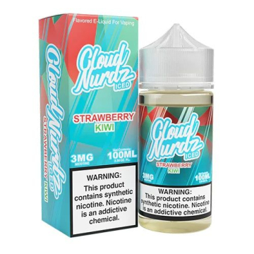 Cloud Nurdz TFN Strawberry Kiwi Iced - (100mL)