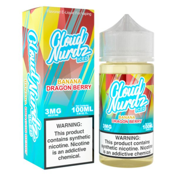 Cloud Nurdz Banana Dragonberry Iced - (100mL)