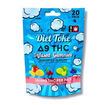 Diet Toke Gummies Assorted - 20 Count