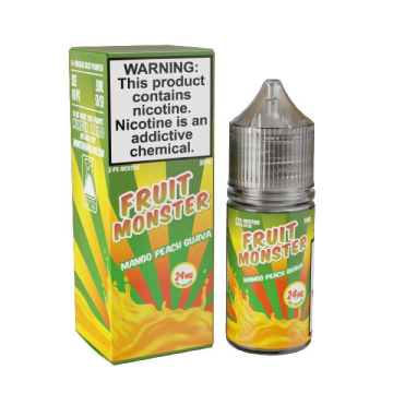 Mango Peach Guava Salt E-Liquid by Fruit Monster (30mL)