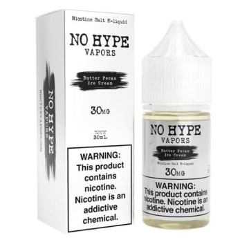 No Hype Salts Butter Pecan Ice Cream - (30mL)