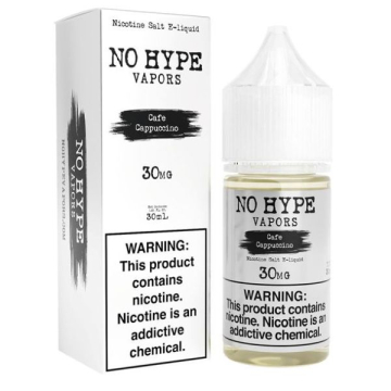 No Hype Salts Cafe Cappuccino - (30mL)