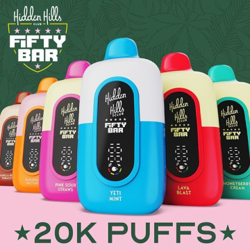 Fifty Bar x Hidden Hills 20k Disposable