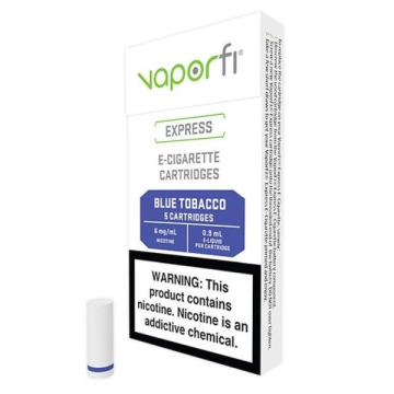 VaporFi Express Blue Tobacco E Cig Cartridges