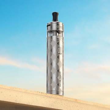 astral silver VOOPOO Doric 60 vape against sky background