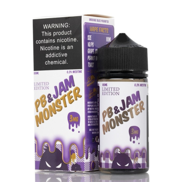 PB & Jam Grape E-Liquid by Jam Monster (100mL)