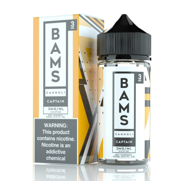 Bam's Cannoli Captain Cannoli E-Liquid (100mL)