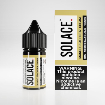 Mango Peaches n' Cream Nic Salt by Solace Vapor (30mL)