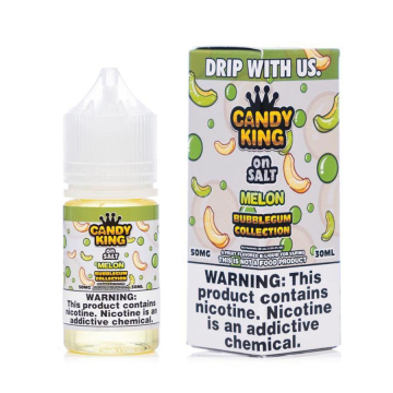 Melon Bubblegum Nic Salt by Candy King on Salt - (30mL)