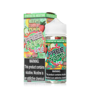 Menthol Green Apple Strawberry Peach by Free Noms - (120mL)