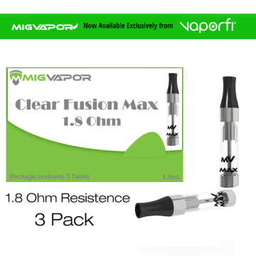 Mig Vapor Clear Fusion Max Tank - 3 Pack