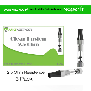 Mig Vapor Clear Fusion Tank - 3 Pack