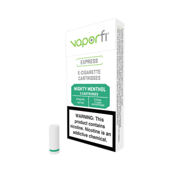 10 Pack Express Mighty Menthol E Cig Cart and Product Box