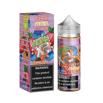 Noms X2 Blueberry Papaya Strawberry E-liquid by Nomenon - (120mL)