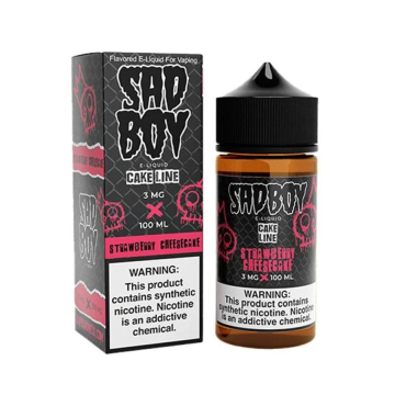 NTN Strawberry Cheesecake E-liquid by Sad Boy - (100mL)