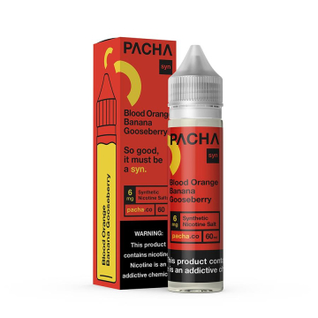 Blood Orange Banana Gooseberry SYN E-liquid by Pachamama - (60 mL)