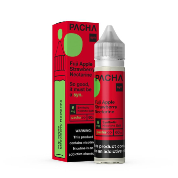 Fuji Apple Strawberry Nectarine SYN E-liquid by Pachamama - (60 mL)