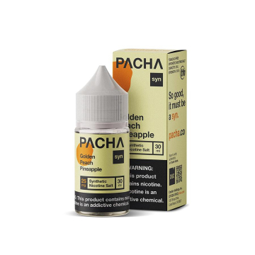 Golden Peach Pineapple SYN Nic Salt by Pachamama - (30 mL)