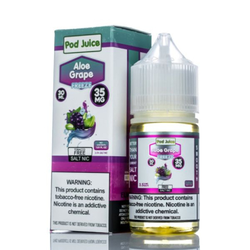 Pod Juice Aloe Grape Freeze Salt - (30mL)