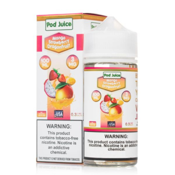 Pod Juice Mango Strawberry Dragonfruit - (100mL)