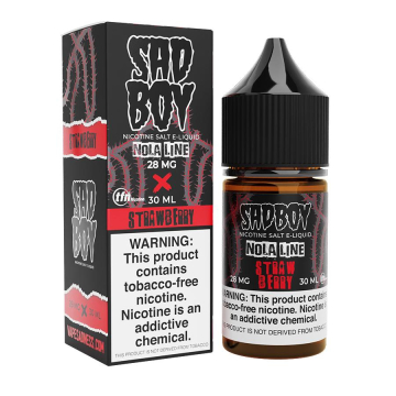 TFN NOLA Strawberry Nic Salt by Sadboy - (30mL)