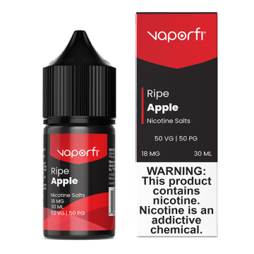 30mL Apple Nic Salts Bottle and Product Box