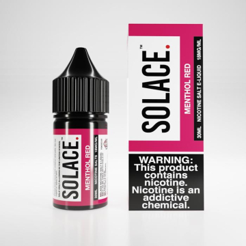 Menthol Red Nic Salt by Solace Vapor (30mL)