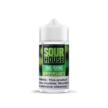 Sour Apple E-liquid by Sour House - (100mL)