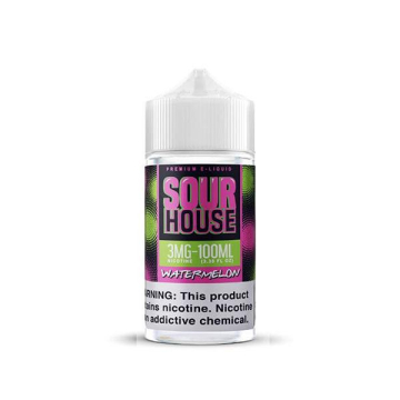 Sour Watermelon E-liquid by Sour House - (100mL)