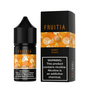 Sweet Peach Nic Salt by Fruitia Fresh Farms - (30mL)