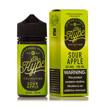 The Hype TFN Sour Apple by Propaganda E-liquids - (100mL)