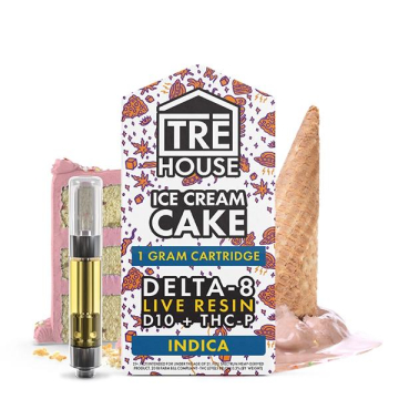 Tre House Live Resin D8 D10 THCP Cartridge