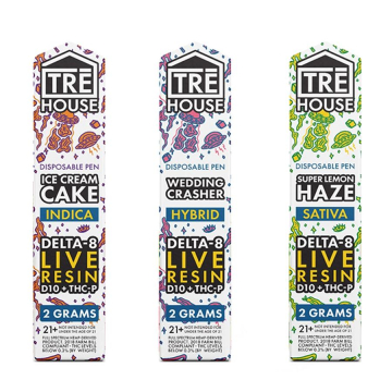 Tre House Live Resin D8 D10 THCP Disposable