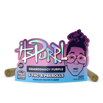 Tre House ItsPurpl THCA Prerolls - 5 Count