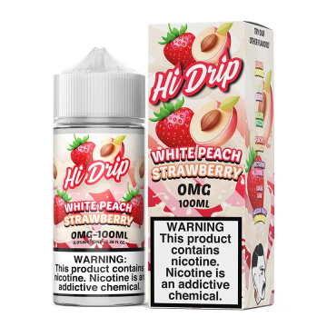 White Peach Strawberry E-liquid by Hi-Drip - (100mL)