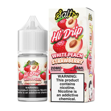 White Peach Strawberry Nic Salt by Hi-Drip - (30mL)