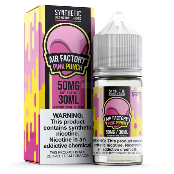 Synthetic Pink Punch Nic Salt by Air Factory E-liquids - (30mL) Synthetic Pink Punch Nic Salt by Air Factory E-liquids - (30mL)