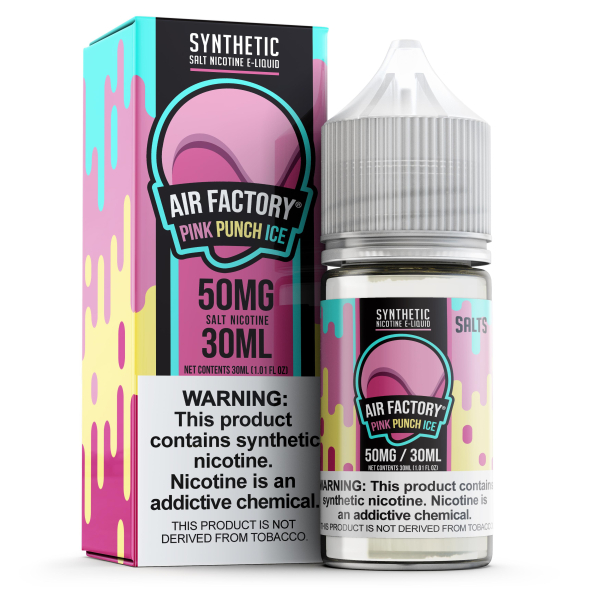 Synthetic Pink Punch Ice Nic Salt by Air Factory E-liquids - (30mL) 