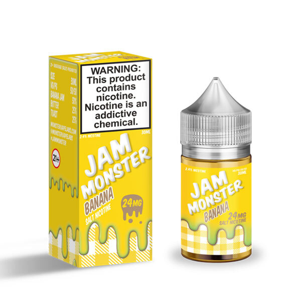 Banana Nic Salt by Jam Monster E-liquids - (30mL)