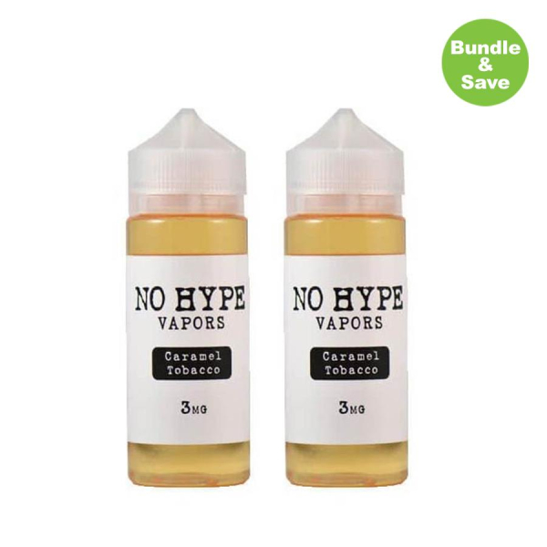 Caramel Tobacco by No Hype E-Liquid (120mL) 2 Pack Bundle_VF