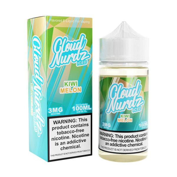Cloud Nurdz TFN Kiwi Melon Iced E-liquid - (100mL) Cloud Nurdz TFN Kiwi Melon Iced E-liquid - (100mL)