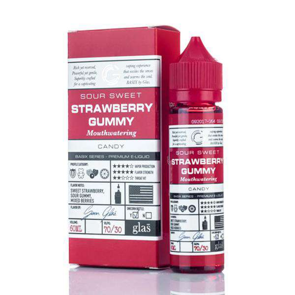 Glas Basix Strawberry Gummy E-liquid (60mL)