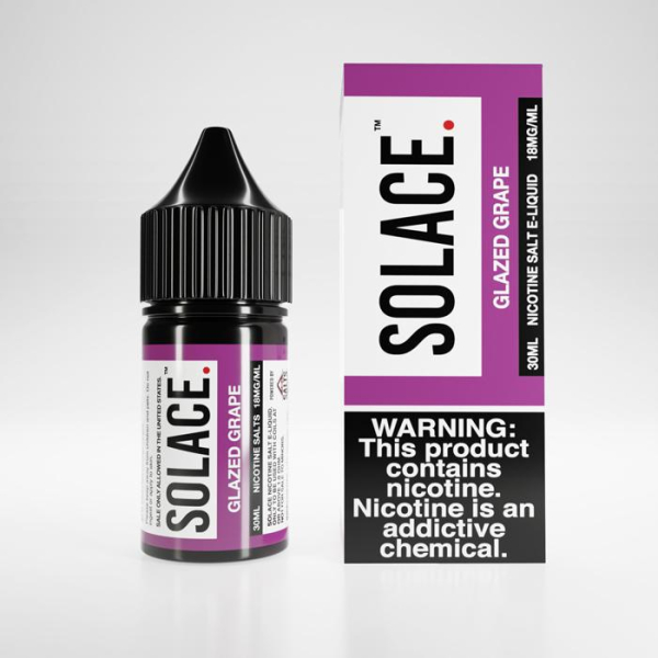 Glazed Grape Nic Salt by Solace Vapor (30mL) Glazed Grape Nic Salt by Solace Vapor (30mL)