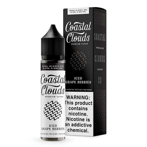 Iced Grape Berries E-liquid by Coastal Clouds - (60mL) Iced Grape Berries E-liquid by Coastal Clouds - (60mL)