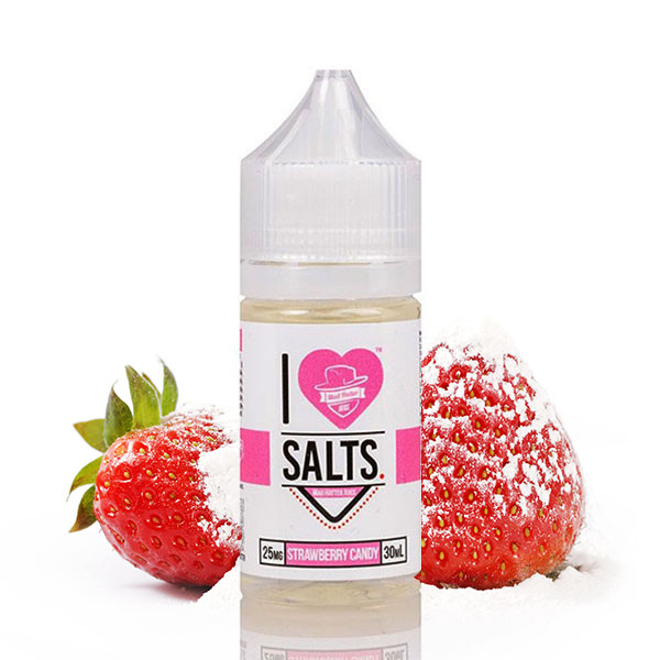 Love Salts Strawberry Candy Salt E-liquid by Mad Hatter (30mL) 