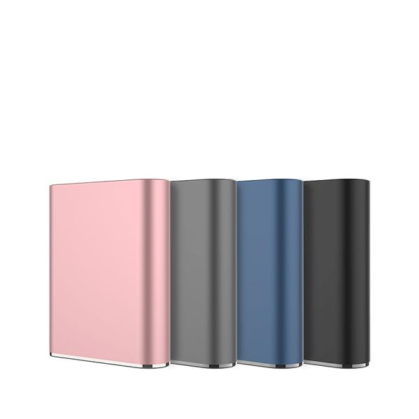 Side view of CCELL Palm Vape Pens in Pink, Grey, Blue and Black Side view of CCELL Palm Vape Pens in Pink, Grey, Blue and Black