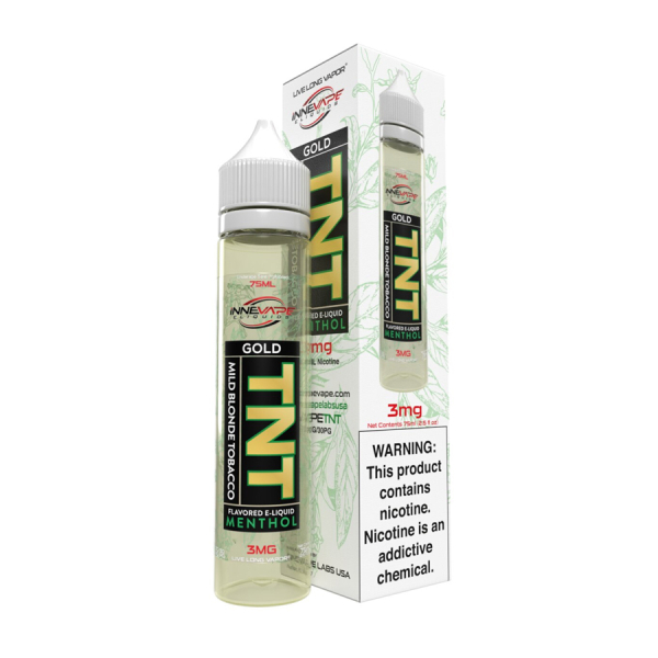 TNT Gold Menthol by Innevape E-liquids - (75mL) TNT Gold Menthol by Innevape E-liquids - (75mL)