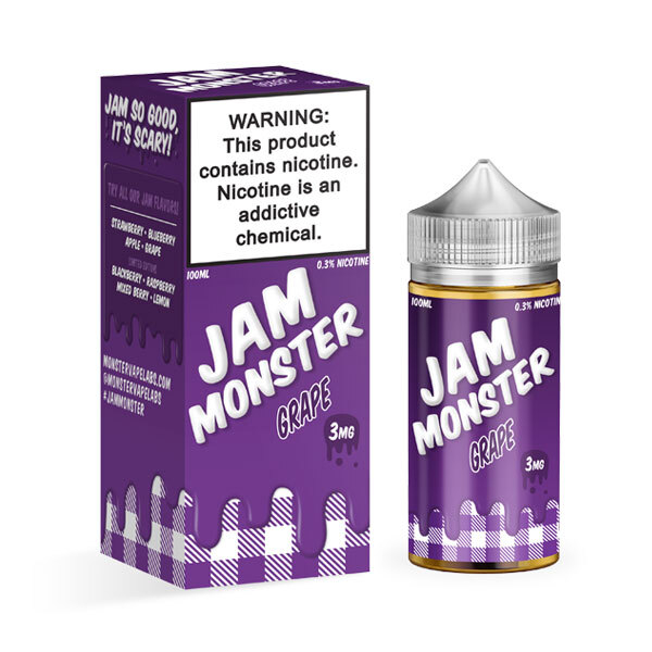 Jam Monster Grape E-liquid (100mL)