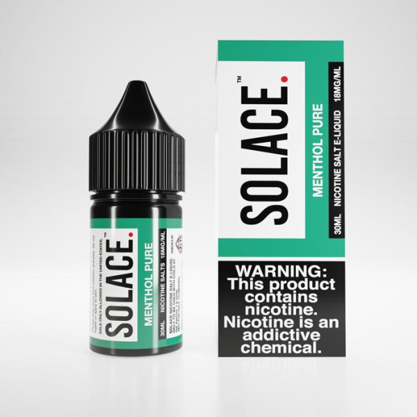 Menthol Pure Nic Salt by Solace Vapor (30mL) Menthol Pure Nic Salt by Solace Vapor (30mL)