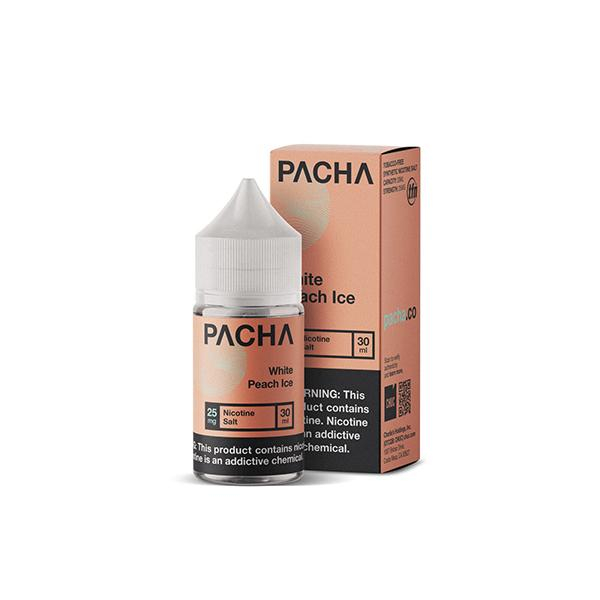 White Peach Ice SYN Nic Salt by Pachamama - (30 mL) White Peach Ice SYN Nic Salt by Pachamama - (30 mL)